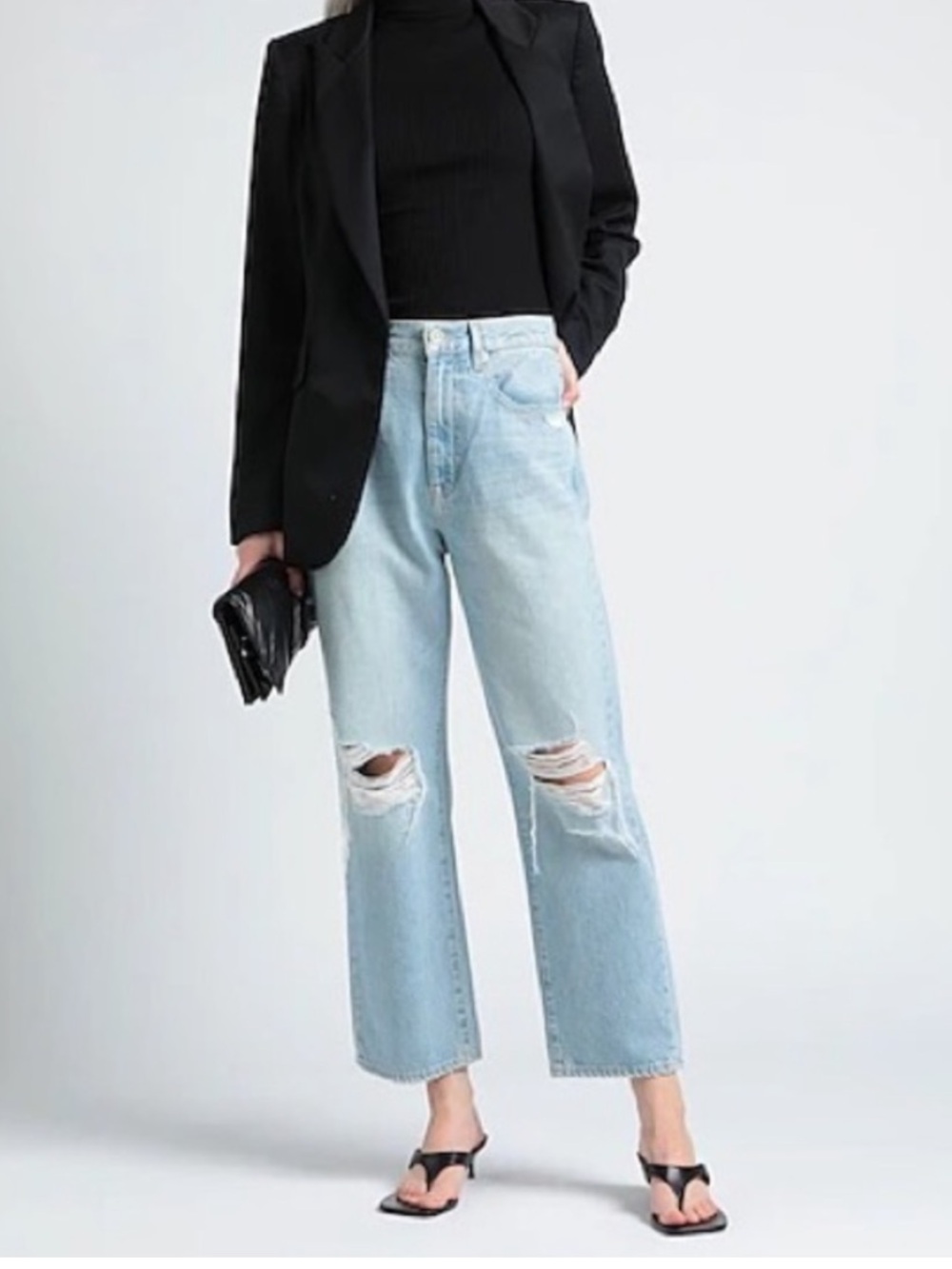 SLVRLAKE London Crop Broken Dreams Size 26